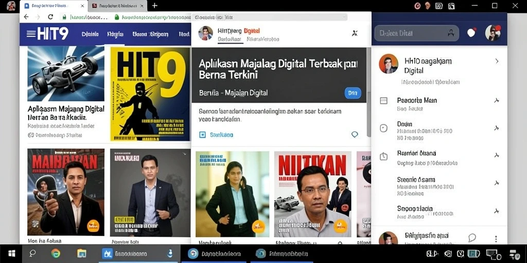 Antarmuka aplikasi HIT9 yang modern dan user-friendly.