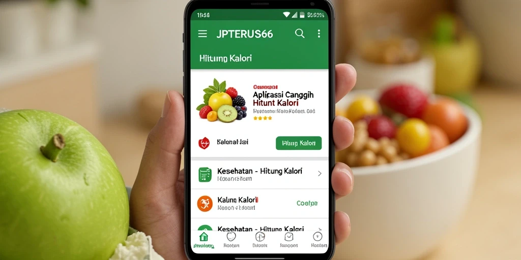 Tampilan antarmuka sederhana dan informatif dari JPTERUS66.