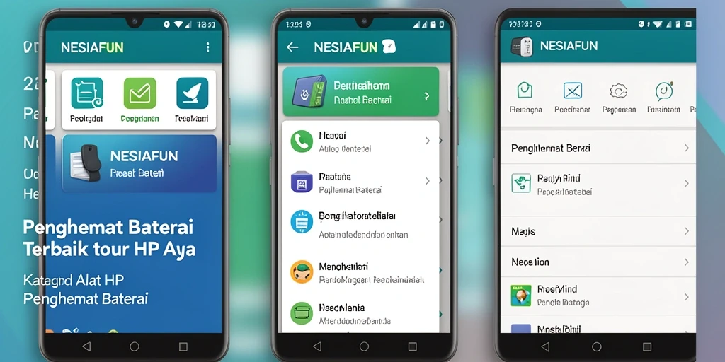 Tampilan antarmuka NESIAFUN yang intuitif dan mudah digunakan.