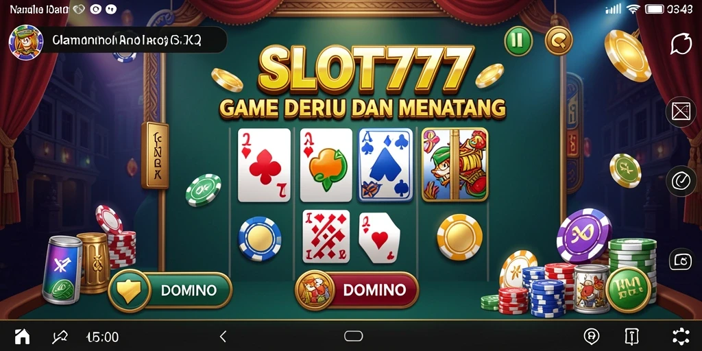 Tampilan antarmuka menarik dan fitur interaktif dari SLOT777.