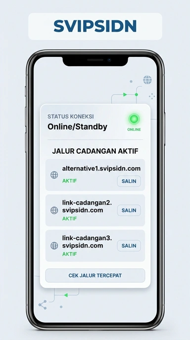 Tampilan link alternatif svipsidn