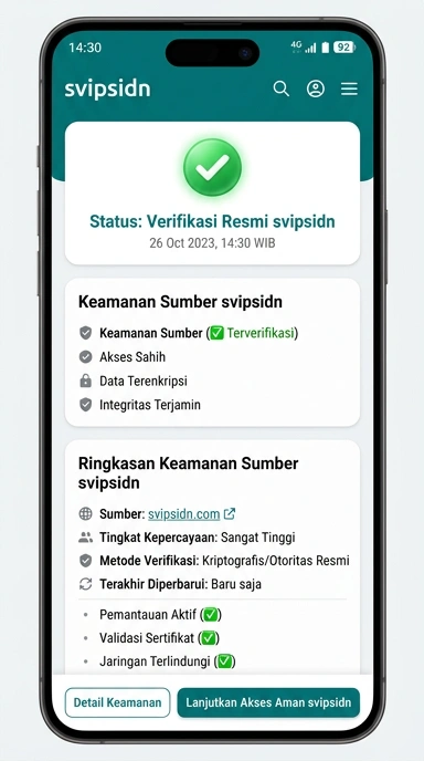 Tampilan kanal resmi svipsidn